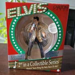 Vintage Elvis Presley Ornament, Factory Sealed NIB, Collector's Limited Edition.
